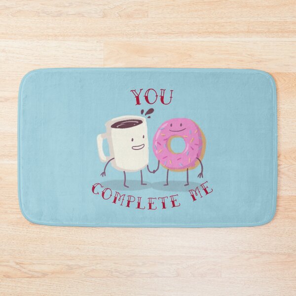 Item preview, You complete me, coffee, donuts, funny, message designed and sold by corner-shop.