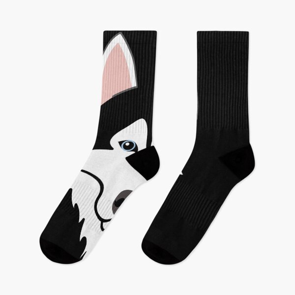 Item preview, Siberian Husky dog face designed and sold by ShirtBricks.