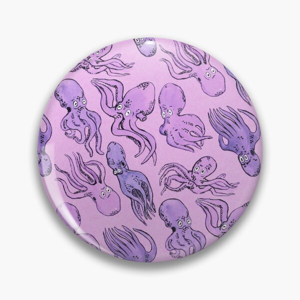 Item preview, octopus pattern - purple designed and sold by KarolinaSt.