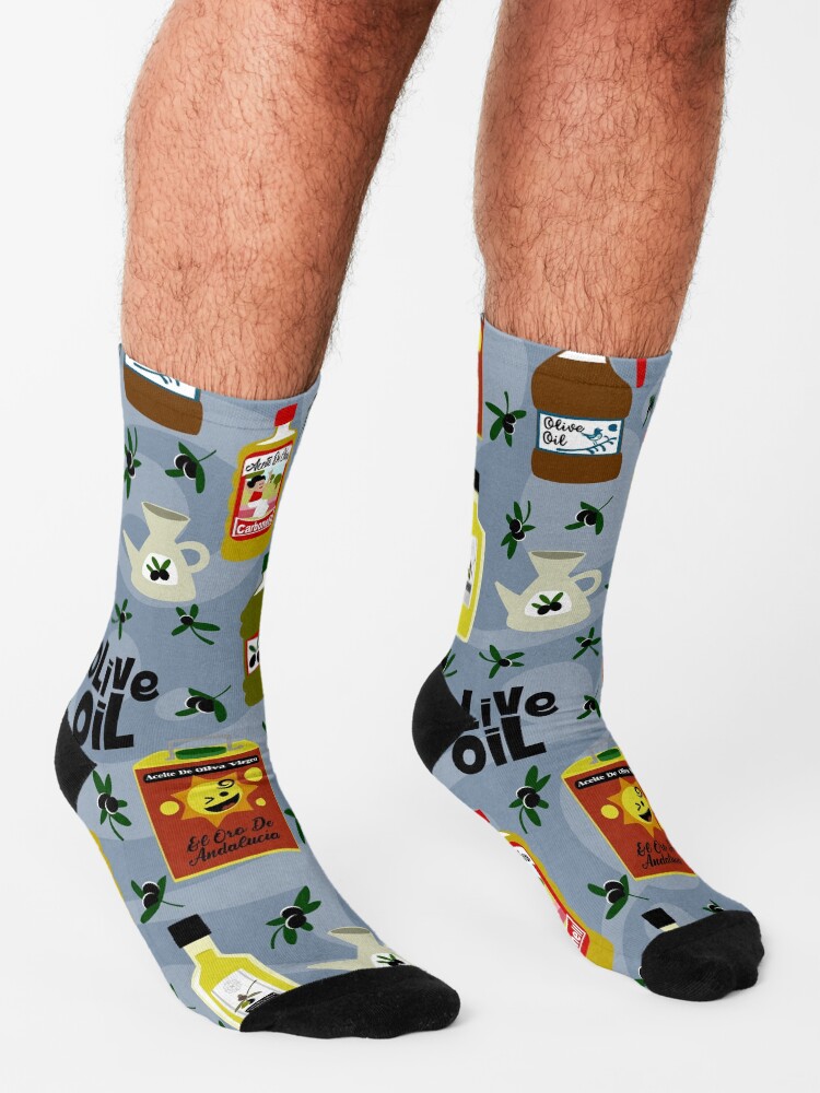 "Olive Oil" Socks for Sale by soniapascual Redbubble