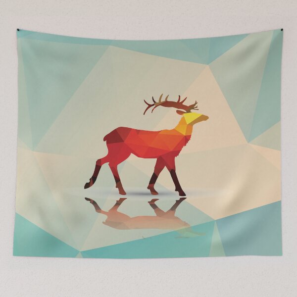Item preview, Abstract Geometric Deer designed and sold by AnastasiaDesign.