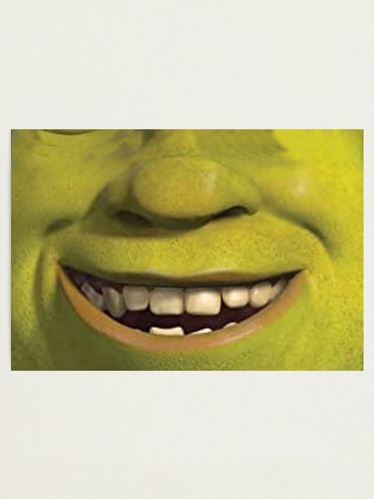 Giant Shrek Head Art Print for Sale by MemeStickersCo