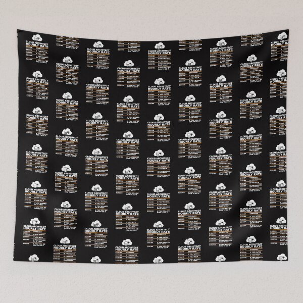 Item preview, CLOUD ARCHITECT HOURLY RATE usd designed and sold by WeeTee.