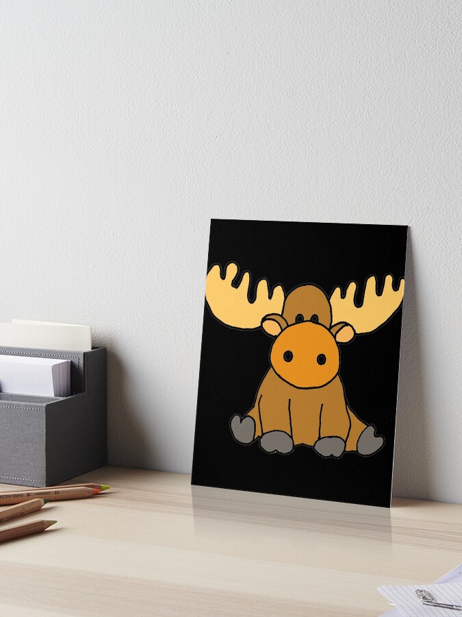 Cute Funny Baby Moose Cartoon Art Board Print By Naturesfancy Redbubble Cute Funny Baby Moose Cartoon Art Board Print By Naturesfancy Redbubble