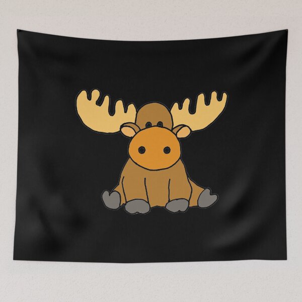Item preview, Cute Funny Baby Moose Cartoon designed and sold by Nature's Fancy.
