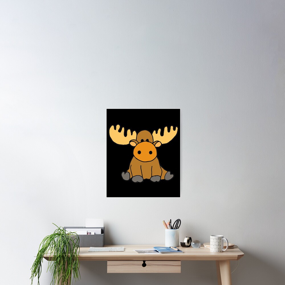 Cute Funny Baby Moose Cartoon Poster By Naturesfancy Redbubble Cute Funny Baby Moose Cartoon Poster By Naturesfancy Redbubble