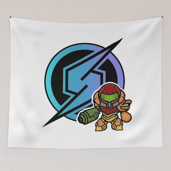 Item preview, Metroid prime "Blue Samus Logo" Design designed and sold by Charlzthebucket.