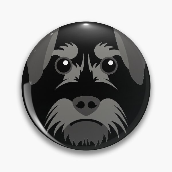 Item preview, Miniature Schnauzer Dog Face designed and sold by ShirtBricks.