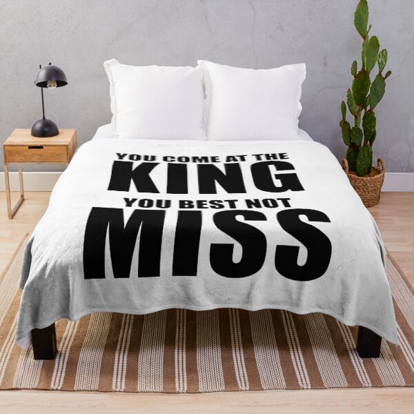 Item preview, You Come At The King You Best Not Miss designed and sold by quoteedesigns.