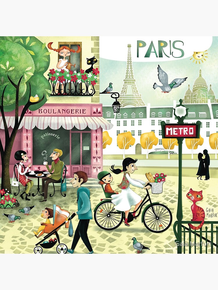 Thumbnail 2 of 2, Tote Bag, Paris designed and sold by gaiamarfurt.