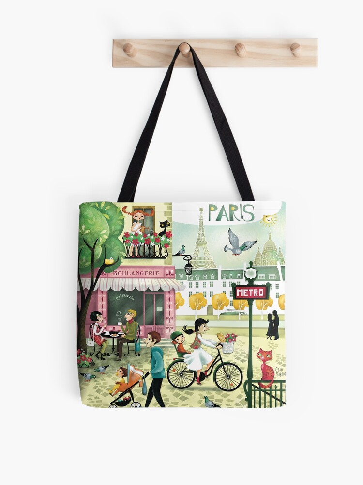 Thumbnail 1 of 2, Tote Bag, Paris designed and sold by gaiamarfurt.