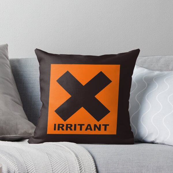 Aperçu de l'œuvre Symbole d'avertissement de danger irritant créée et vendue par WibbleDesign.