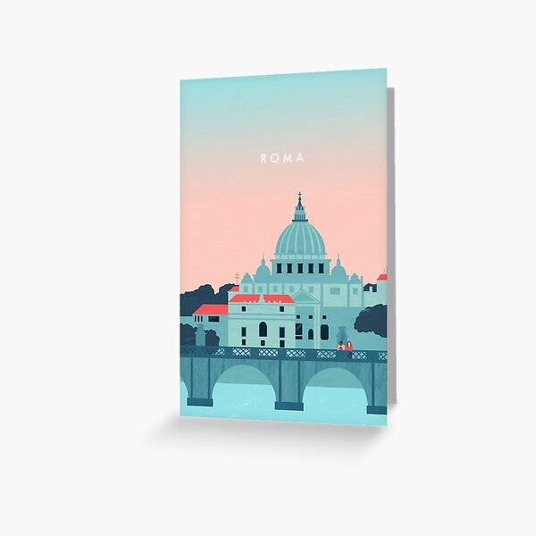 Item preview, Rome travel poster designed and sold by Anna Katinka Reinke.