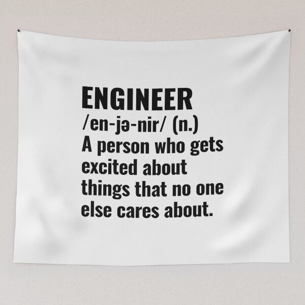 Item preview, Funny Engineer Definition designed and sold by EstelleStar.