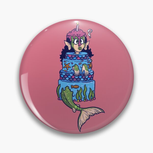 Item preview, Literal Mermaid Cake designed and sold by Jennifer-Smith.