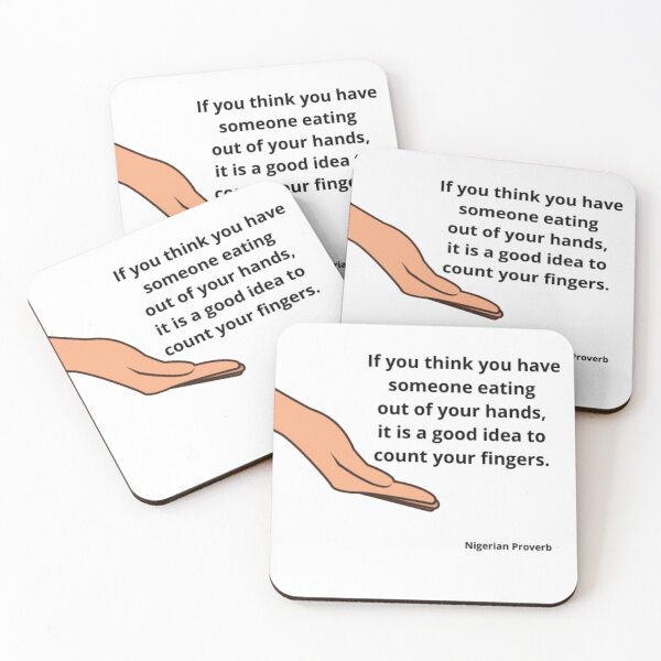 Item preview, Count your fingers - African proverb designed and sold by DWeyers.