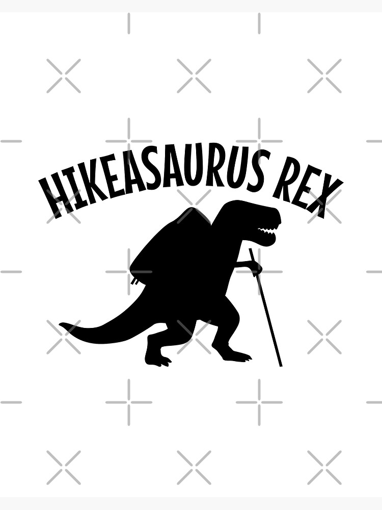 Hikeasaurus Rex Funny Dinosaur T Rex Hiking T-Shirt