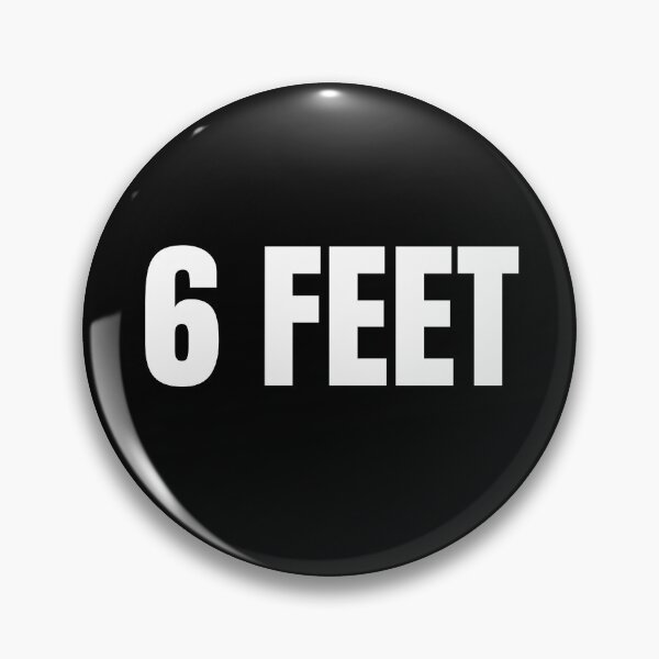 Item preview, 6 Feet Face Mask Social Distancing Quarantine Quarantined designed and sold by dgavisuals.