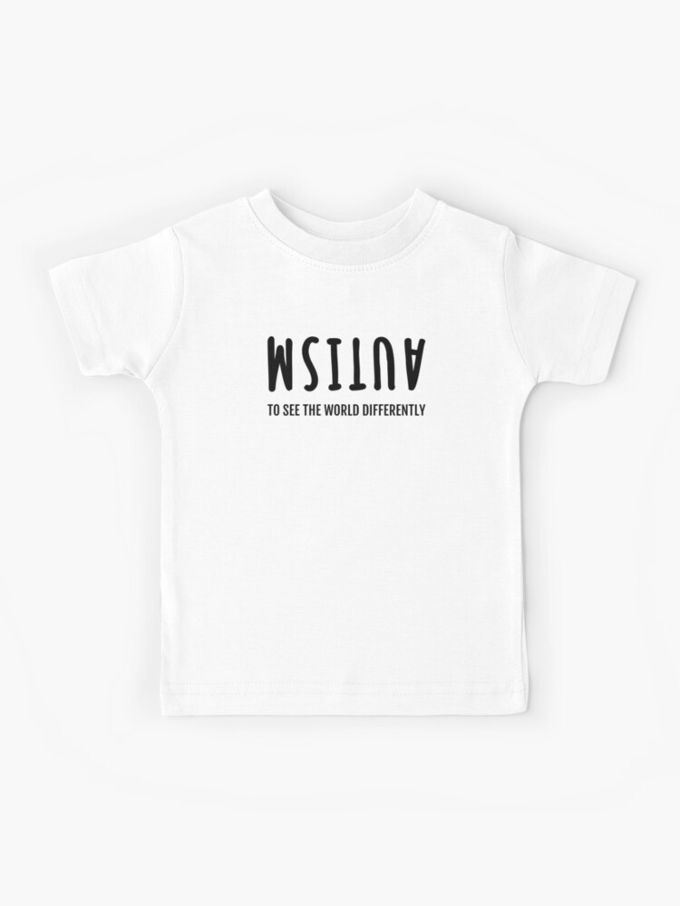 Youth Seeing the World Differently t-shirt Autism