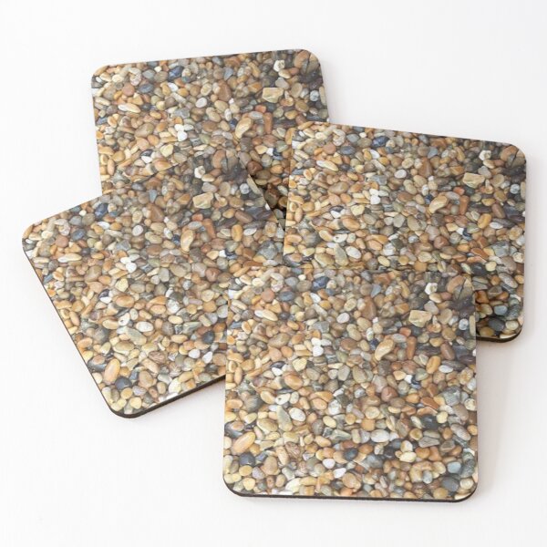 Item preview, Seaside landscape photography Pebbles on the beach nature theme seascape designed and sold by Julieford.