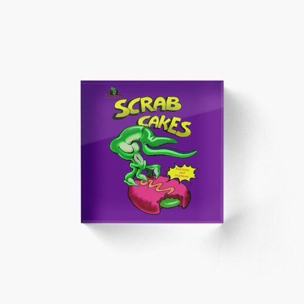 Oddworld - Scrab Cakes Acrylic Block