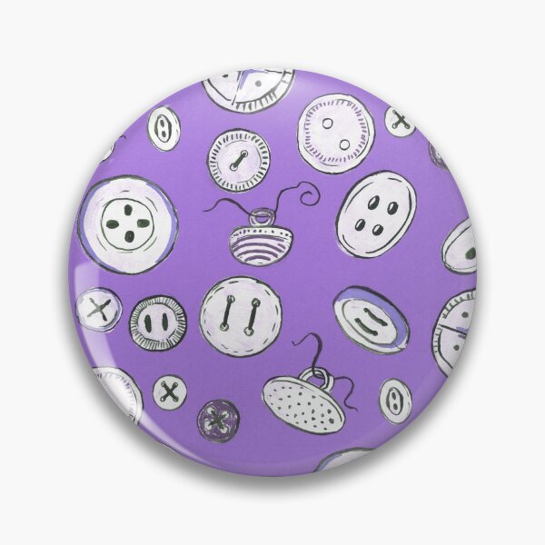 Item preview, a few buttons - purple designed and sold by KarolinaSt.