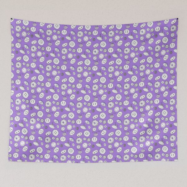 Item preview, a few buttons - purple designed and sold by KarolinaSt.