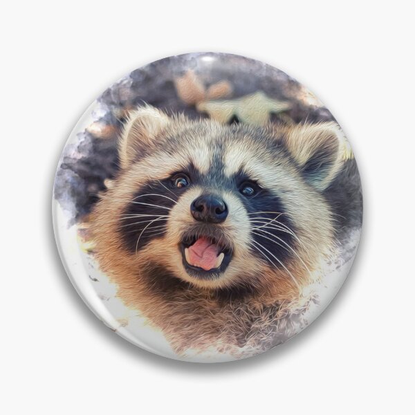 Item preview, Smiling raccoon designed and sold by Pearcatprod.