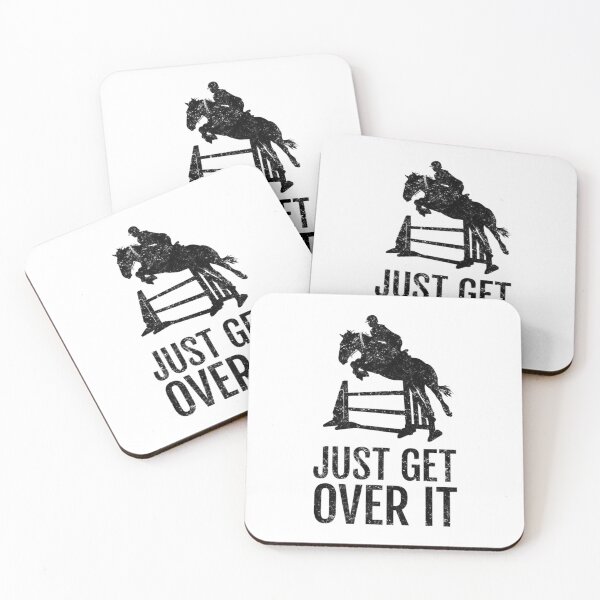 Item preview, Equestrian Horse Show Jumping - Just Get Over It designed and sold by EstelleStar.