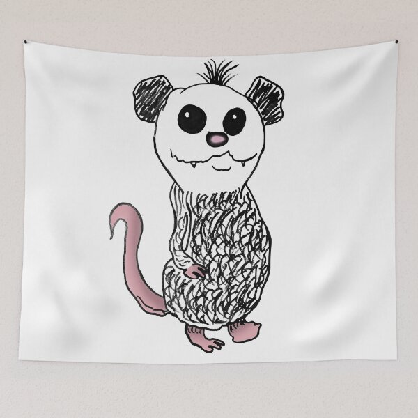 Item preview, opossum mug possum designed and sold by geekidriss.