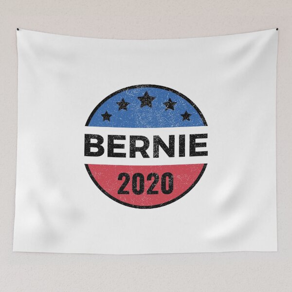 Item preview, Bernie Sanders 2020 in Vintage Button Style designed and sold by EstelleStar.