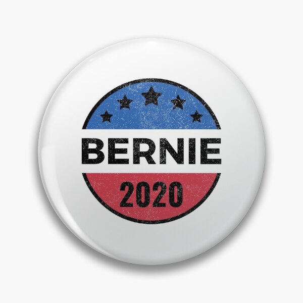 Item preview, Bernie Sanders 2020 in Vintage Button Style designed and sold by EstelleStar.