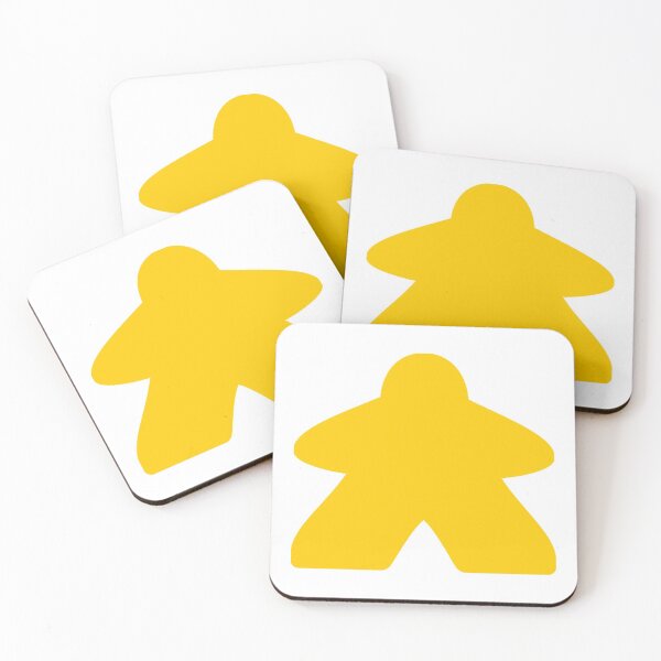 Item preview, The Yellow Meeple Board Game Piece designed and sold by WibbleDesign.