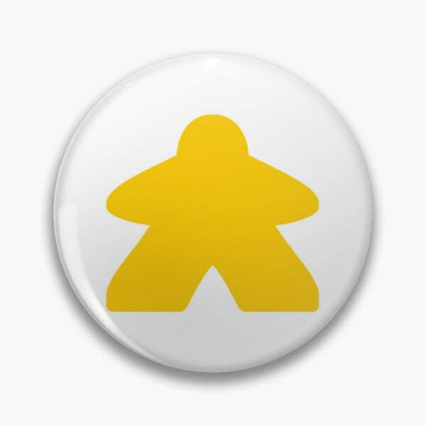 Item preview, The Yellow Meeple Board Game Piece designed and sold by WibbleDesign.