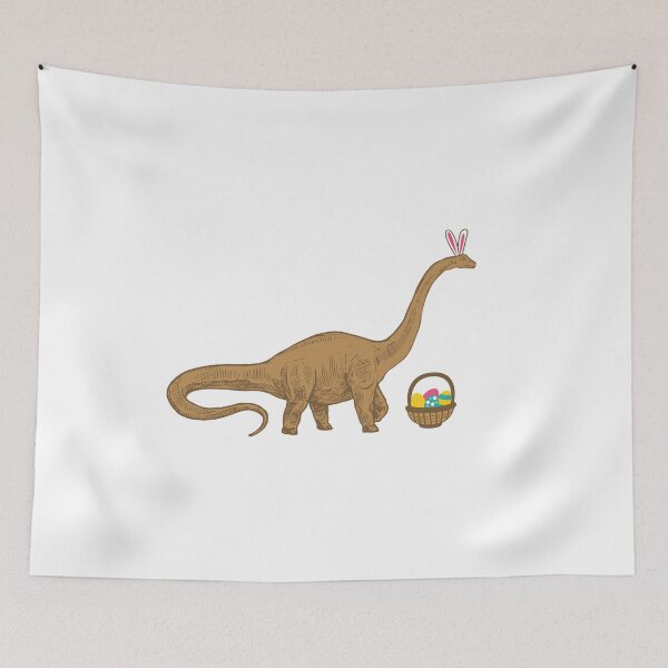 Item preview, Happy Easter Dinosaur Brontosaurus Apatasaurus designed and sold by EstelleStar.