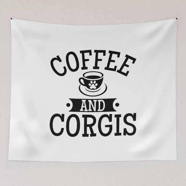 Item preview, Coffee and Corgis designed and sold by EstelleStar.