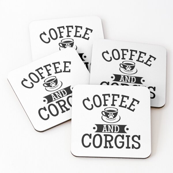 Item preview, Coffee and Corgis designed and sold by EstelleStar.
