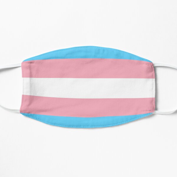 Transgender Pride Flag Mask