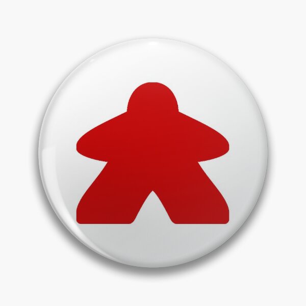 Item preview, The Red Meeple Board Game Piece designed and sold by WibbleDesign.