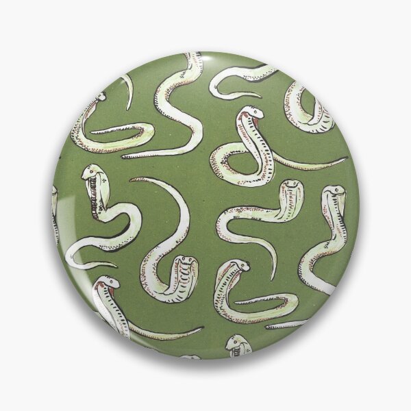 Item preview, cobras pattern - green designed and sold by KarolinaSt.