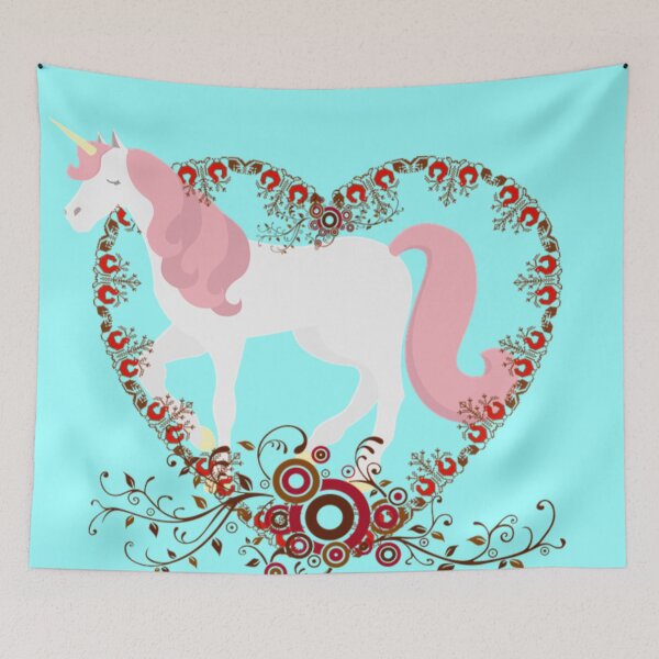 Item preview, love unicorns designed and sold by BellsPainting.