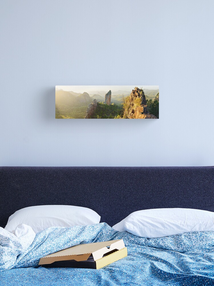 Thumbnail 2 of 3, Canvas Print, The Bread Knife, Warrumbungles, New South Wales, Australia designed and sold by Chockstone.