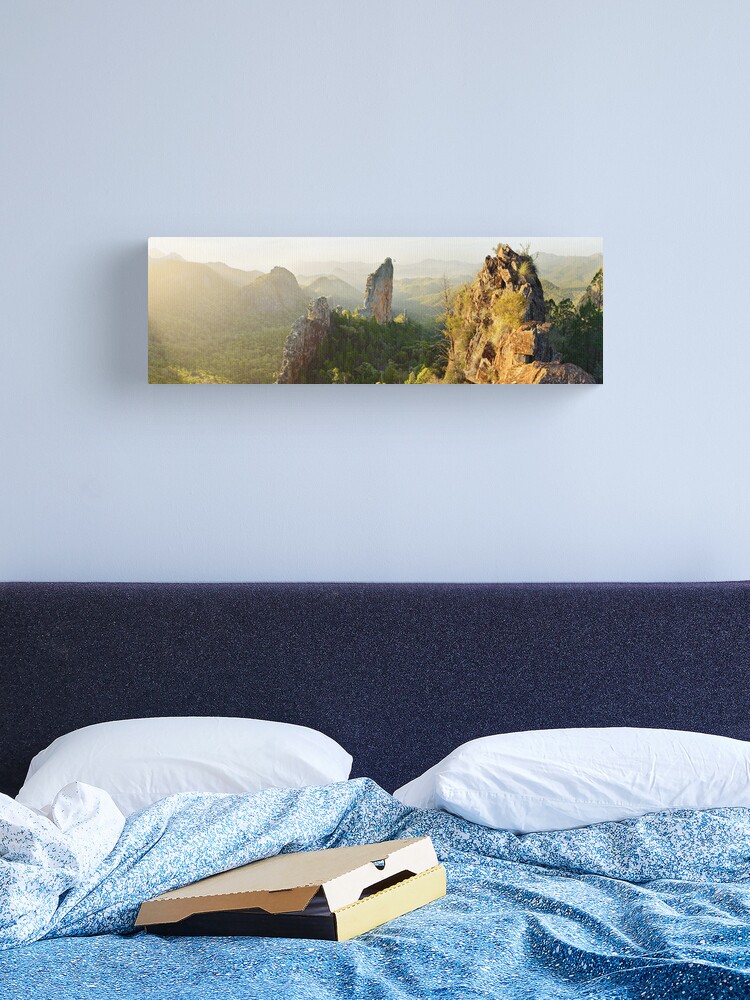 Thumbnail 2 of 3, Canvas Print, The Bread Knife, Warrumbungles, New South Wales, Australia designed and sold by Chockstone.