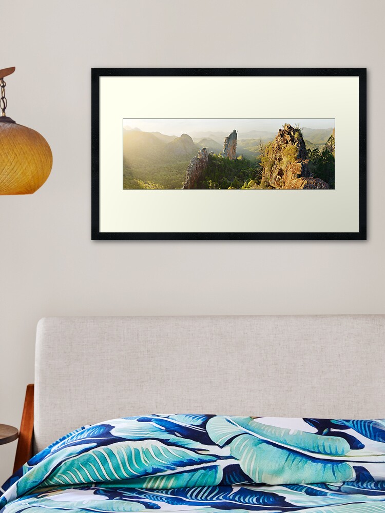 Thumbnail 2 of 7, Framed Art Print, The Bread Knife, Warrumbungles, New South Wales, Australia designed and sold by Chockstone.
