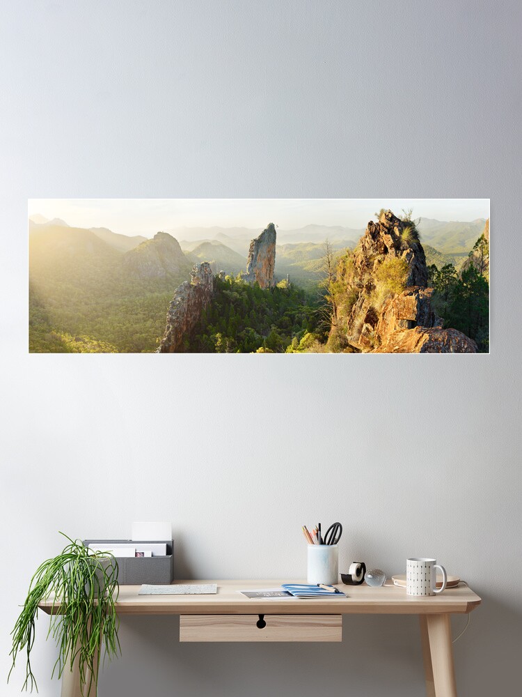 Thumbnail 2 of 3, Poster, The Bread Knife, Warrumbungles, New South Wales, Australia designed and sold by Chockstone.