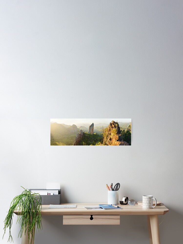 Thumbnail 2 of 3, Poster, The Bread Knife, Warrumbungles, New South Wales, Australia designed and sold by Chockstone.