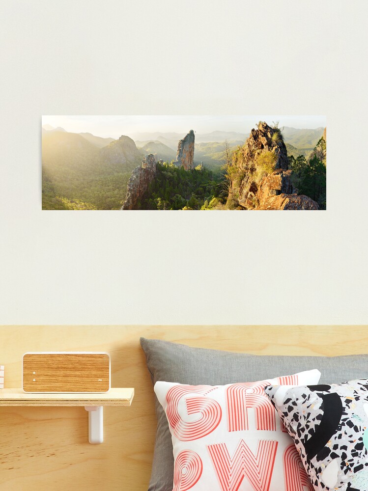 Thumbnail 2 of 3, Photographic Print, The Bread Knife, Warrumbungles, New South Wales, Australia designed and sold by Chockstone.