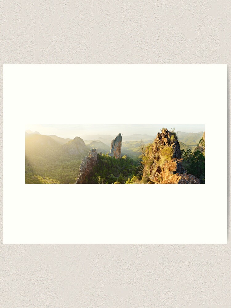 Thumbnail 1 of 3, Art Print, The Bread Knife, Warrumbungles, New South Wales, Australia designed and sold by Chockstone.