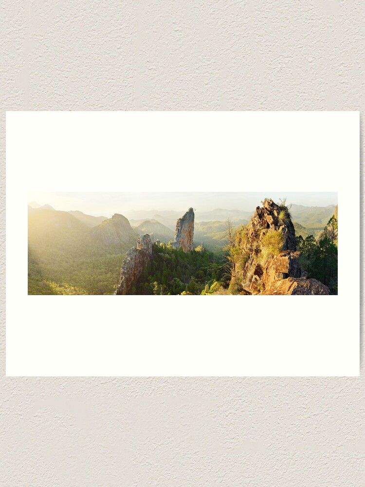 Thumbnail 1 of 3, Art Print, The Bread Knife, Warrumbungles, New South Wales, Australia designed and sold by Chockstone.