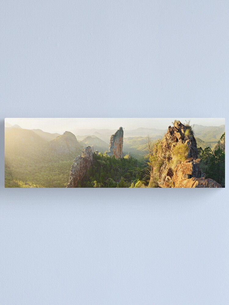 Thumbnail 1 of 3, Canvas Print, The Bread Knife, Warrumbungles, New South Wales, Australia designed and sold by Chockstone.